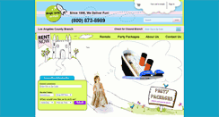 Desktop Screenshot of magicjumprentals.com